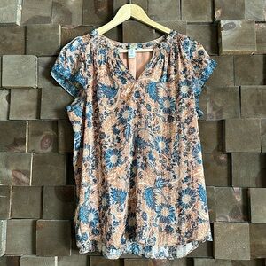 Joie short sleeve blouse size S